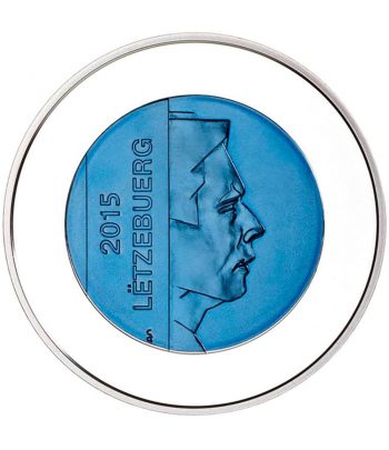 Moneda de Luxemburgo 5 euros 2015 Chateau de Brandenbourg