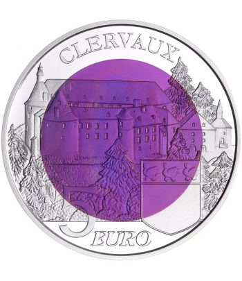 Moneda de Luxemburgo 5 euros 2016 Chateau de Clervaux