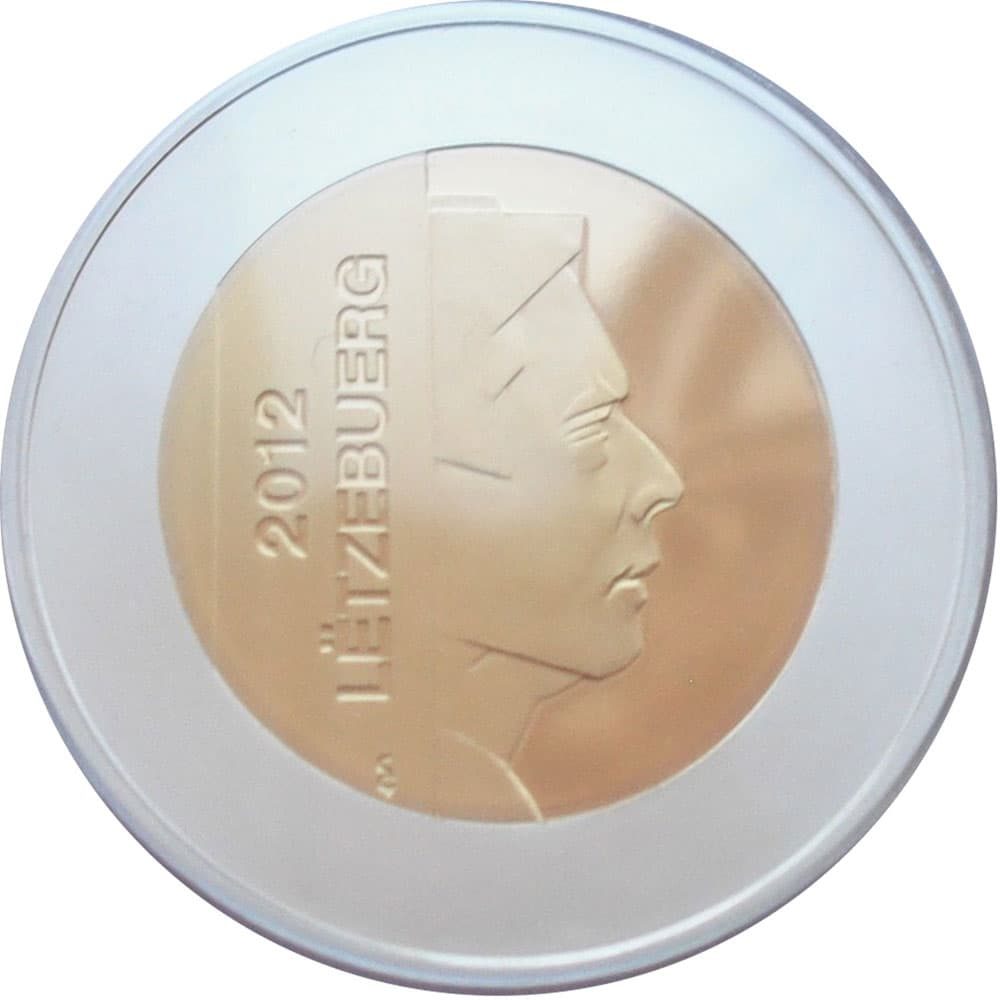 Moneda de Luxemburgo 5 euros 2012 Ophrys Bourdon  - 2
