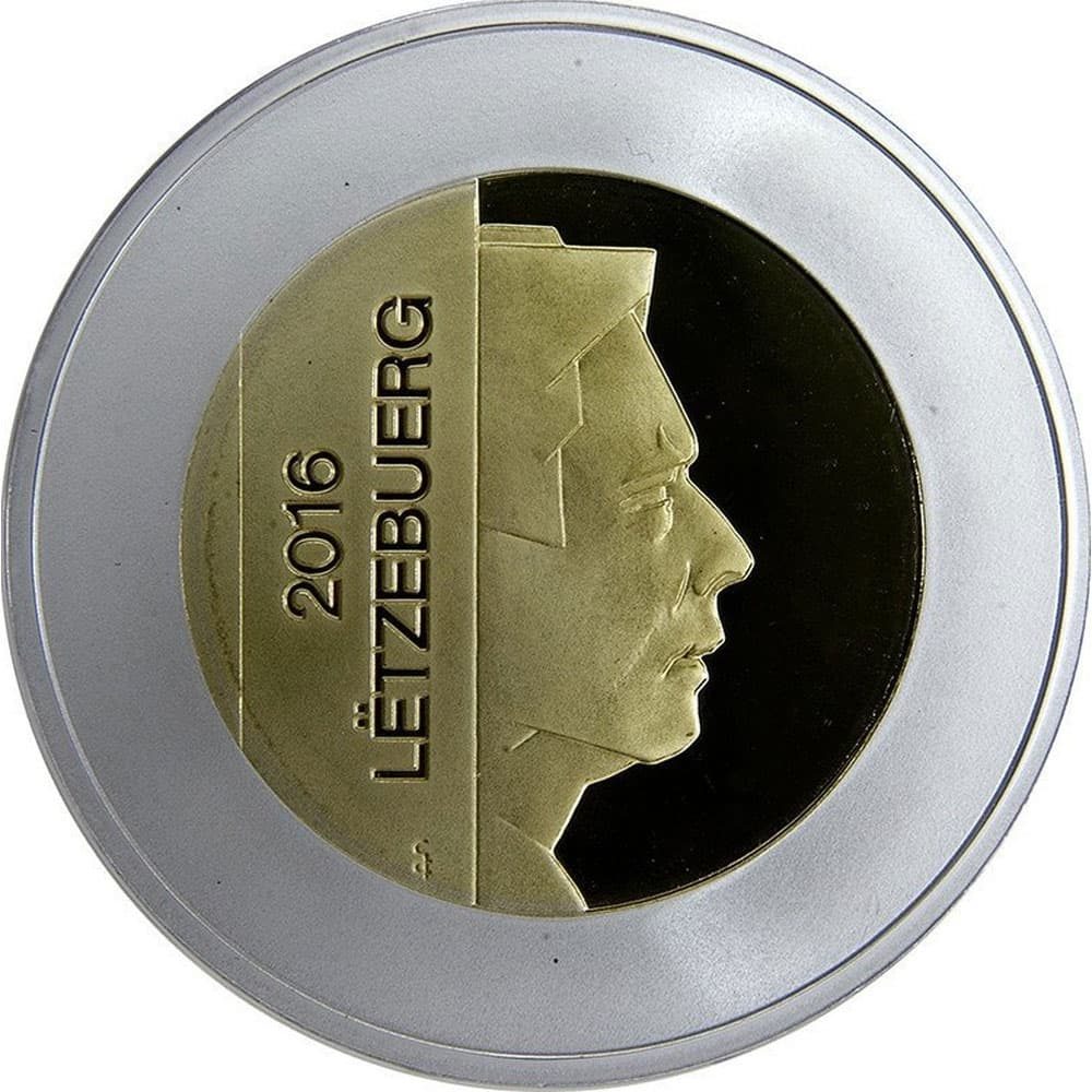 Moneda de Luxemburgo 5 euros 2016 Bleuet  - 2