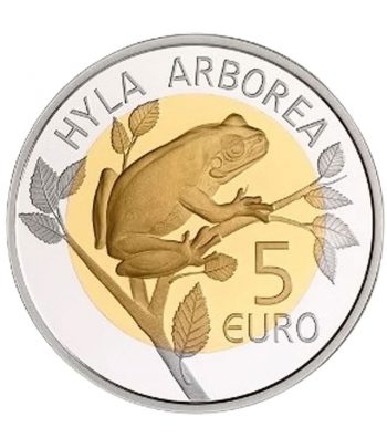 Moneda de Luxemburgo 5 euros 2017 Rainette Verte  - 1