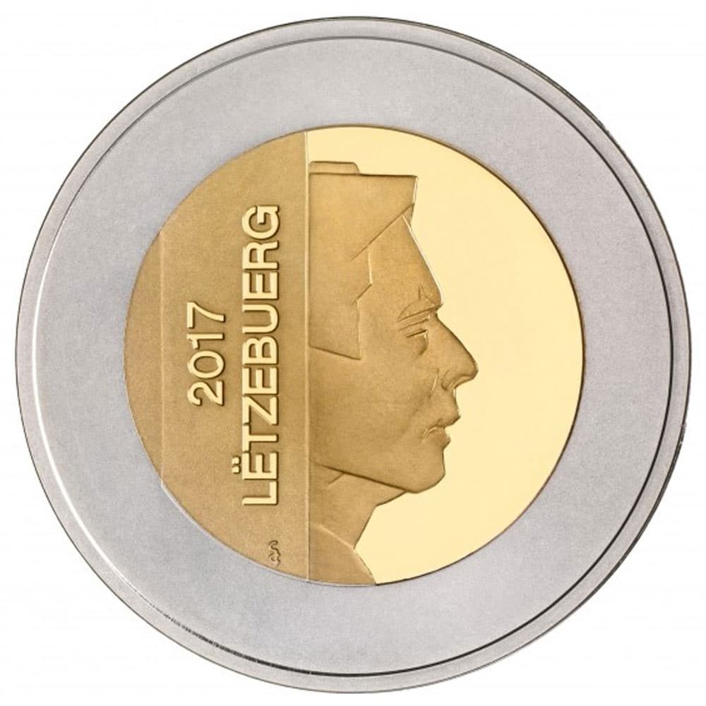 Moneda de Luxemburgo 5 euros 2017 Rainette Verte  - 2