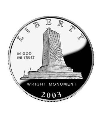 Moneda de Plata Estados Unidos 1/2$ Monumento 2003. Proof.
