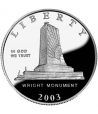 Estados Unidos 1/2$ de plata Monumento año 2003. Proof.