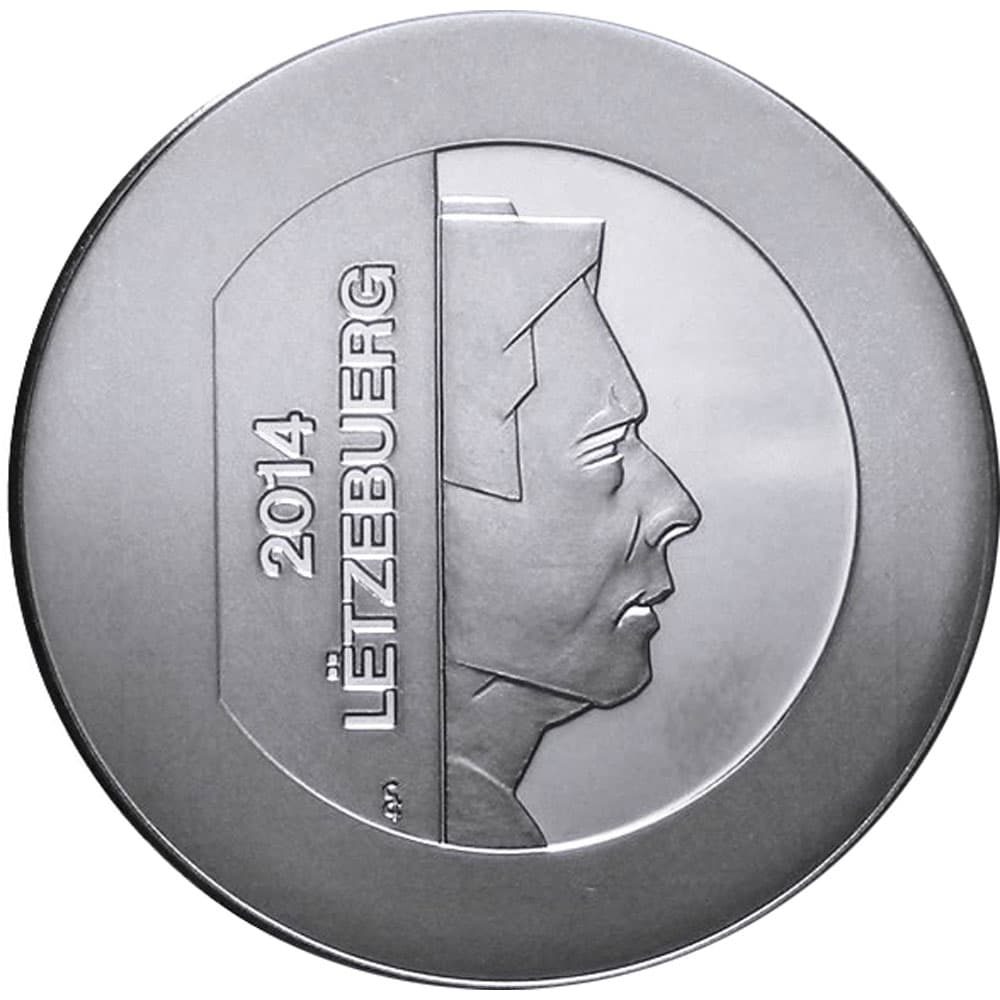 Moneda de Luxemburgo 5 Euros 2010 Acier Stahl Steel Acero  - 2
