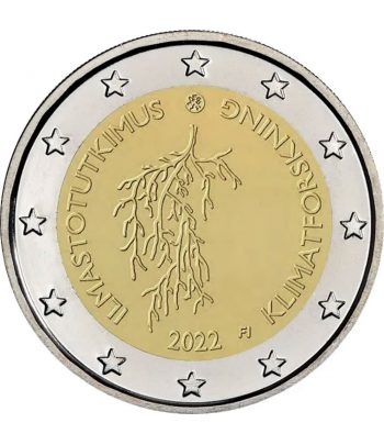 moneda de Finlandia 2 euros 2022 dedicada a la Investigación