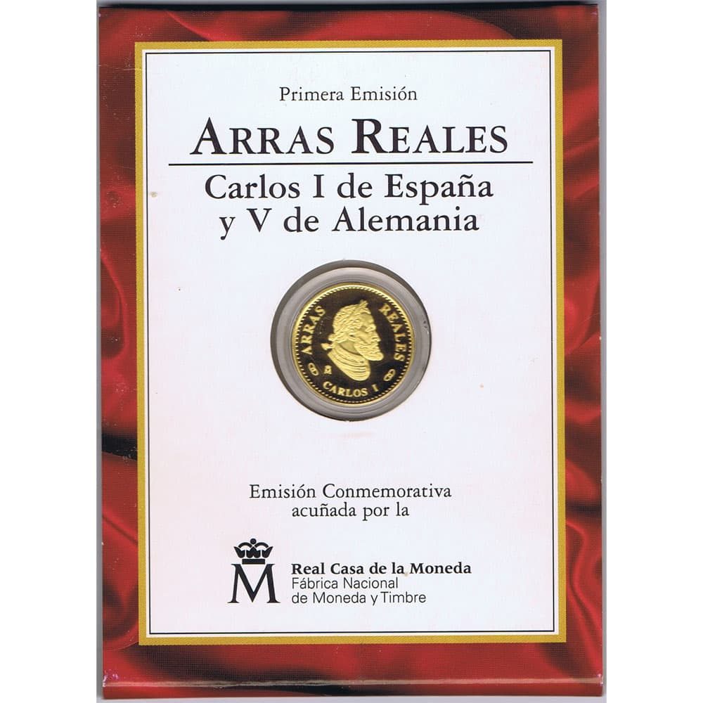 Arras Reales Carlos I de España y V de Alemania. Plata  - 1