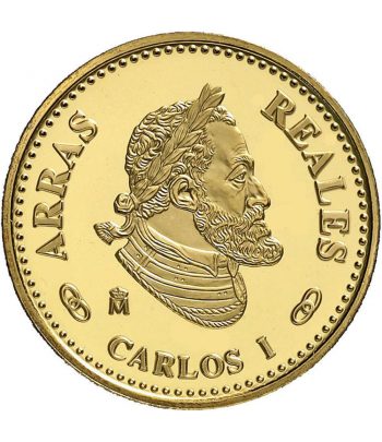 Arras Reales Carlos I de España y V de Alemania. Plata  - 4