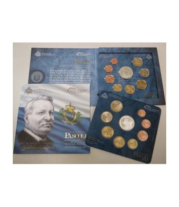 Cartera oficial euroset San Marino 2012 + 5€ (plata)