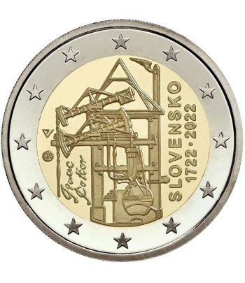 moneda Eslovaquia 2 euros 2022 Máquina Vapor  - 1