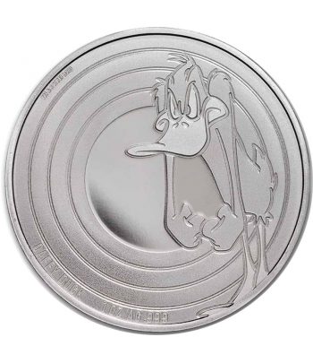 Moneda de plata 5 Dollars Samoa Pato Lucas 2022  - 1