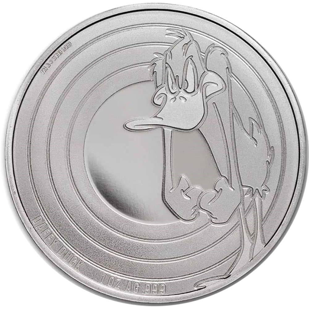 Moneda de plata 5 Dollars Samoa Pato Lucas 2022  - 1