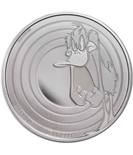 Moneda de plata 5 Dollars Samoa Pato Lucas 2022  - 1