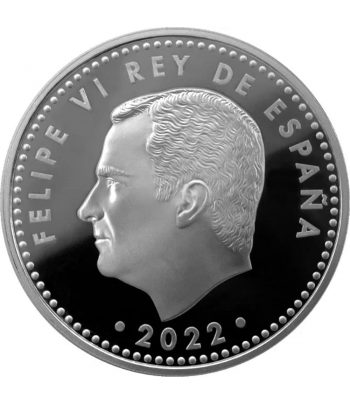 Moneda de España año 2022 Santiago Ramón y Cajal. 10 euros Plata  - 2