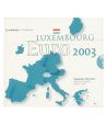Cartera oficial euroset Luxemburgo 2003