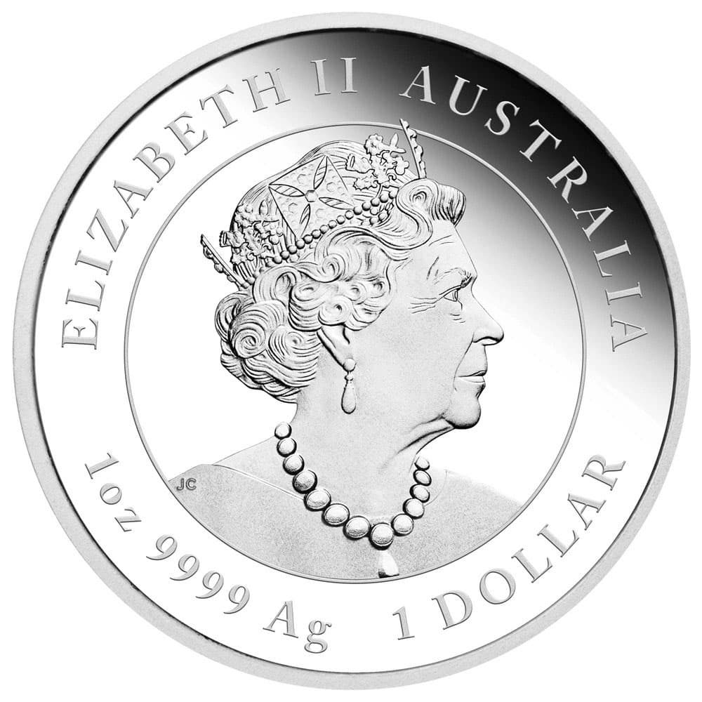 Moneda de plata Austalia 1$ año Lunar Chino del Conejo 2023  - 2