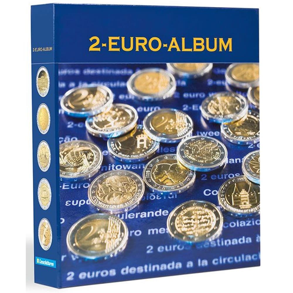 Leuchtturm Album Numis vacío Monedas 2 euros  - 1