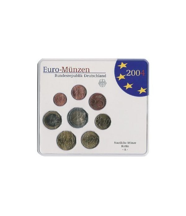 Cartera oficial euroset Alemania 2004 (5 cecas).