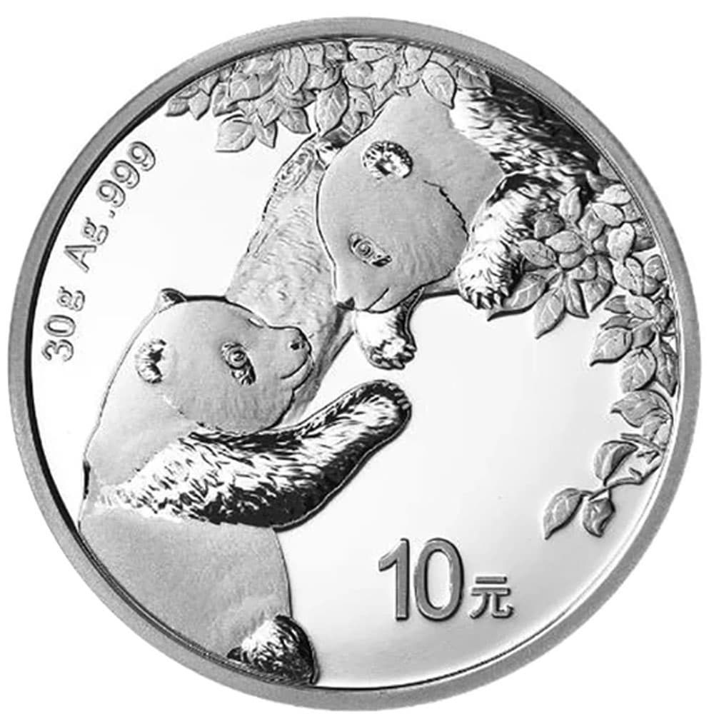 Onza de plata Moneda de China 10 Yuan Panda 2023  - 1