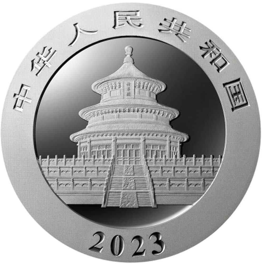 Onza de plata Moneda de China 10 Yuan Panda 2023  - 2