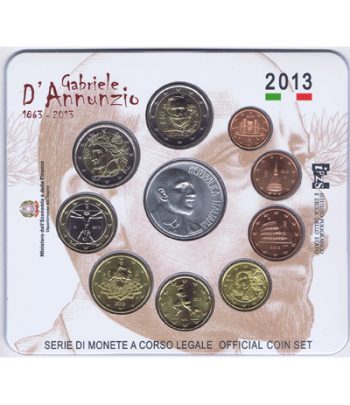 Cartera oficial euroset Italia 2013 (incluye 5 € plata)  - 5