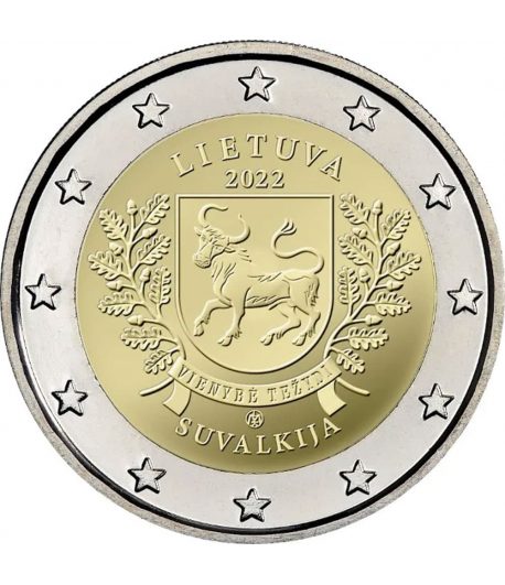 moneda 2 euros Lituania 2022 Región de Suvalkija  - 1