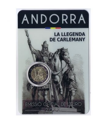 moneda de Andorra 2 euros 2022 Llegenda de Carlemany  - 2