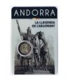 moneda de Andorra 2 euros 2022 Llegenda de Carlemany  - 2