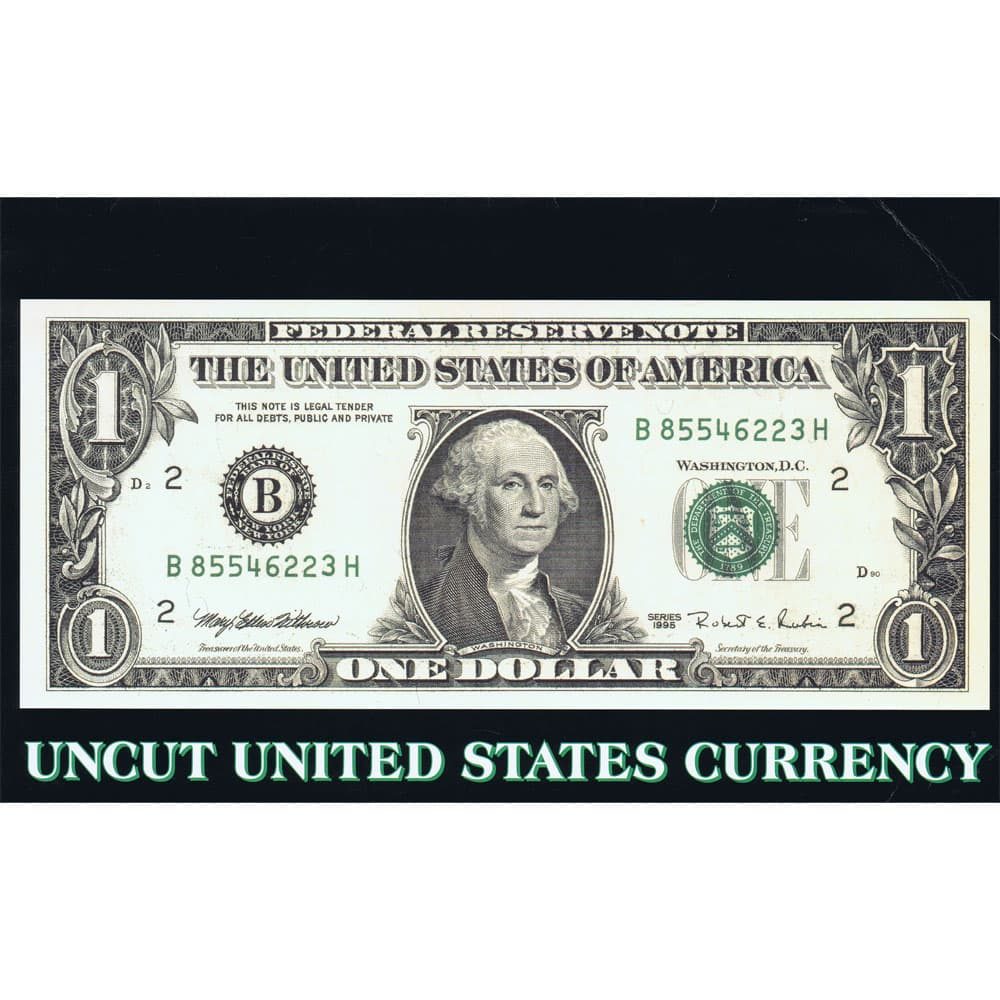 Billetes Estados Unidos 1 Dollar 1995 Washington.  - 4