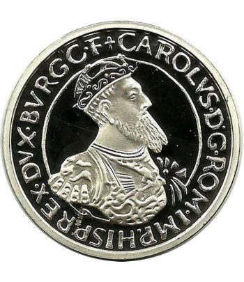 Moneda de plata 5 Ecus Belgica 1987. Proof  - 1