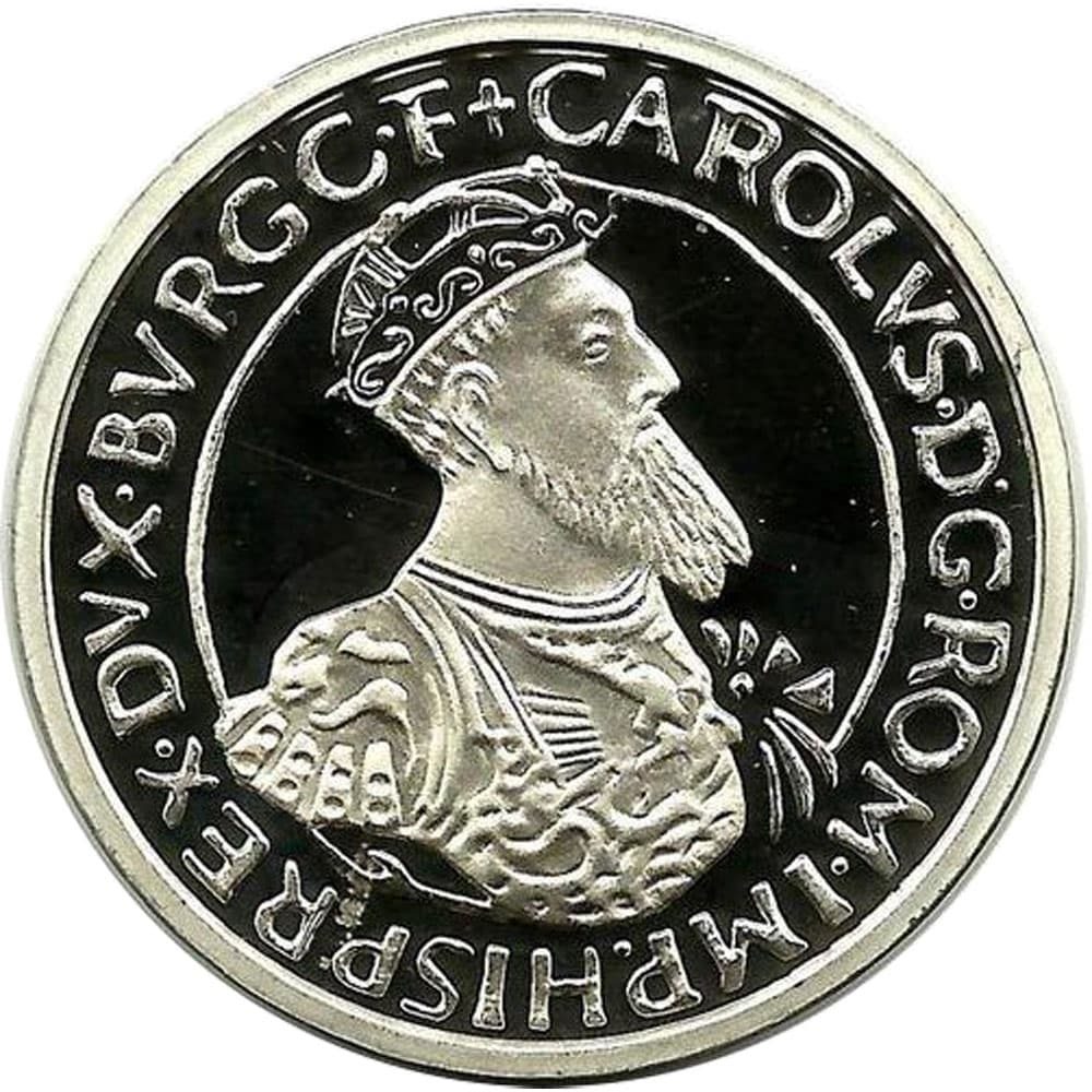 Moneda de plata 5 Ecus Belgica 1987. Proof  - 1