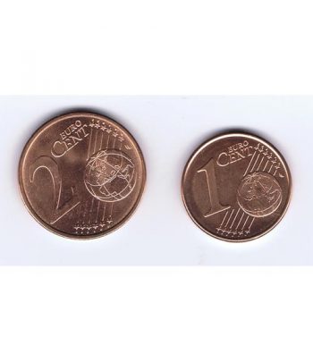 Monedas 1 y 2 céntimos Euro Andorra 2018  - 2