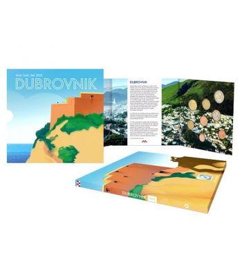 Euroset oficial monedas Croacia 2023 Dubrovnic  - 1