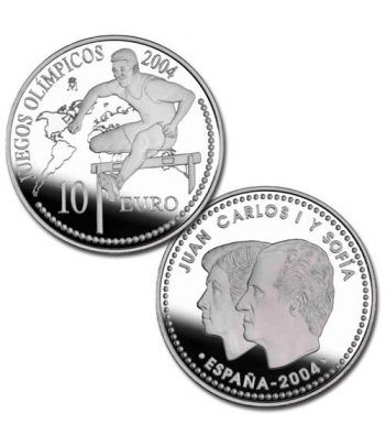 Moneda 2004 Juegos Olimpicos Atenas 2004. 10 euros. Plata.  - 2