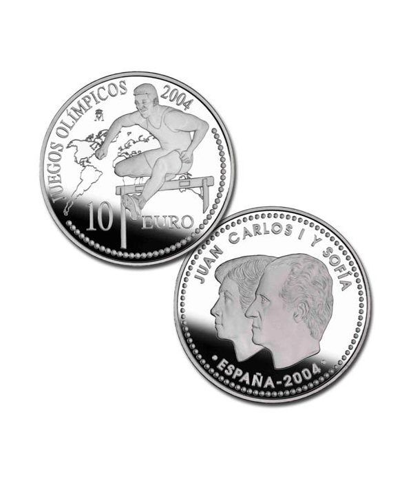 Moneda 2004 Juegos Olimpicos Atenas 2004. 10 euros. Plata.