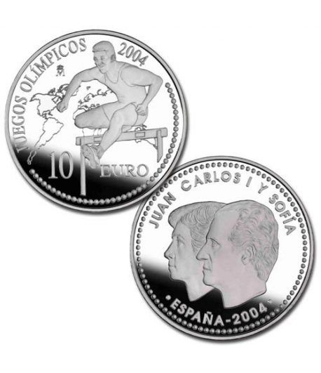 Moneda 2004 Juegos Olimpicos Atenas 2004. 10 euros. Plata.