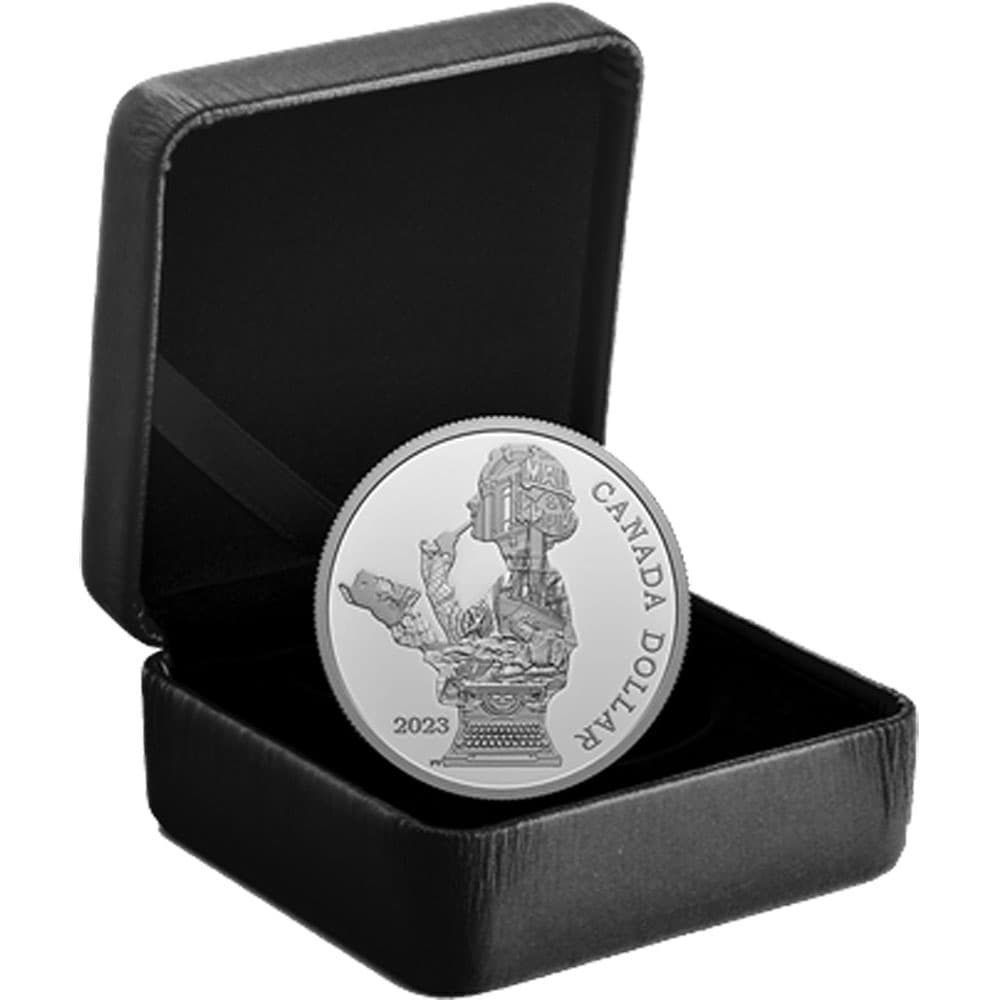 Dollar plata Proof Canada 2023 Kathleen Coleman.  - 1