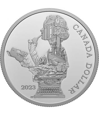 Dollar plata Proof Canada 2023 Kathleen Coleman.  - 4