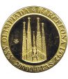 Moneda de oro 20.000 Pesetas Sagrada Familia 1990.  - 1