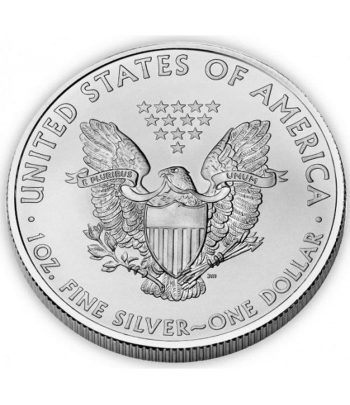 Moneda de plata Estados Unidos 1 Dollar Liberty 1995.  - 2