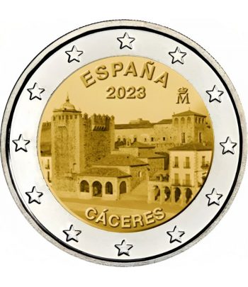 moneda 2 euros España 2023 Cáceres  - 1