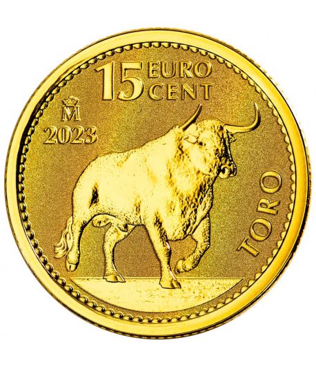 Moneda de España Toro 1/10 onza de oro 2023  - 1