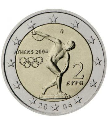 moneda conmemorativa 2 euros Grecia 2004 (JJOO).  - 2