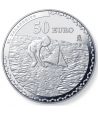 Moneda de España 50 euros 2023 Sorolla. A la orilla del mar. Plata  - 3