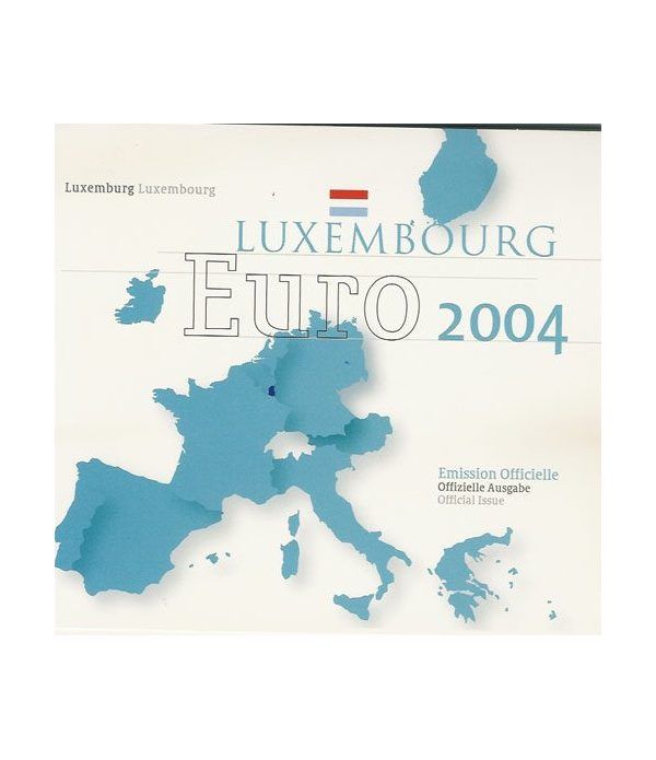 Cartera oficial euroset Luxemburgo 2004  - 2