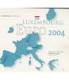 Cartera oficial euroset Luxemburgo 2004