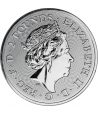 Moneda de plata 2 Pounds Gran Bretaña Año Perro 2018  - 2