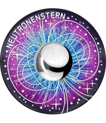Moneda de plata 20 euros Austria Neutron Star 2023  - 2