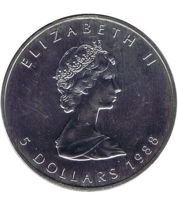 Moneda de 5$ de plata Canada Maple 1998  - 2