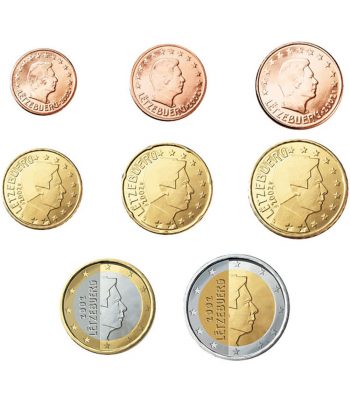 monedas euro serie Luxemburgo 2002  - 1